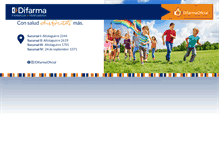 Tablet Screenshot of difarmasrl.com